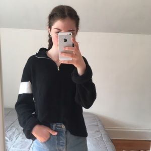 Brandy Melville quarter zip sweater